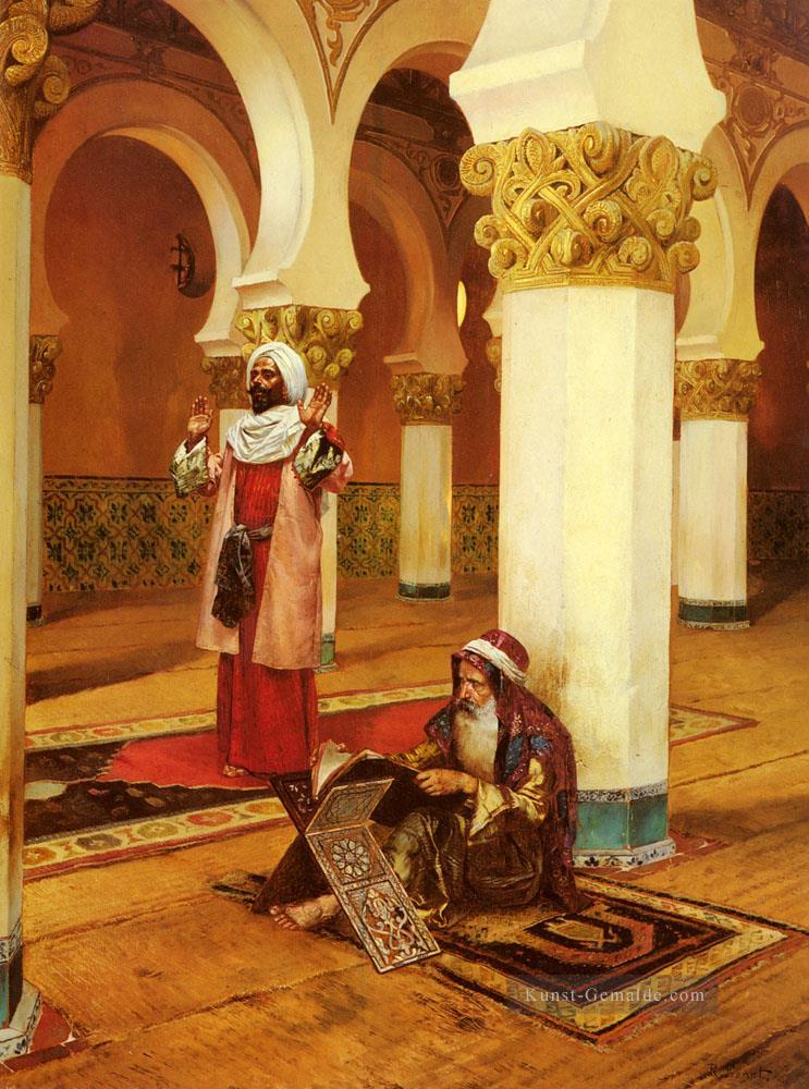 Abendgebet Araber Maler Rudolf Ernst Ölgemälde